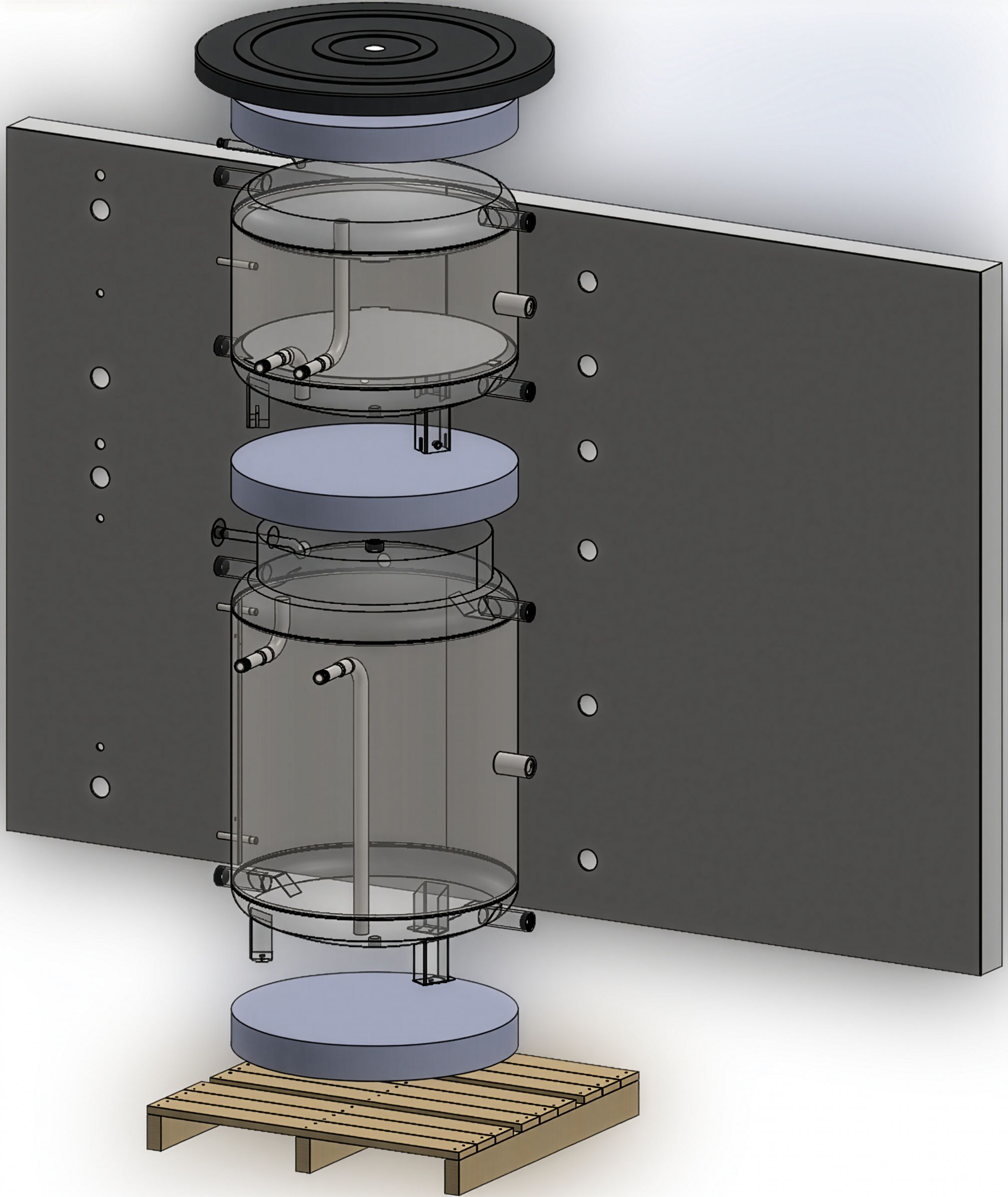 Die modularen Bauweise des WPM-S überzeugt mit einer neuartigen Befestigungstechnik, so dass sich die Speichermodule problemlos trennen und montieren lassen. Bild: Thermic Energy, Borna