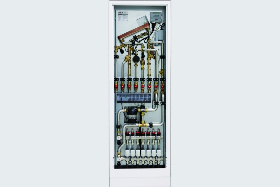 KTS-ThermoStation mit integriertem KTS-Flächenheizungsmodul