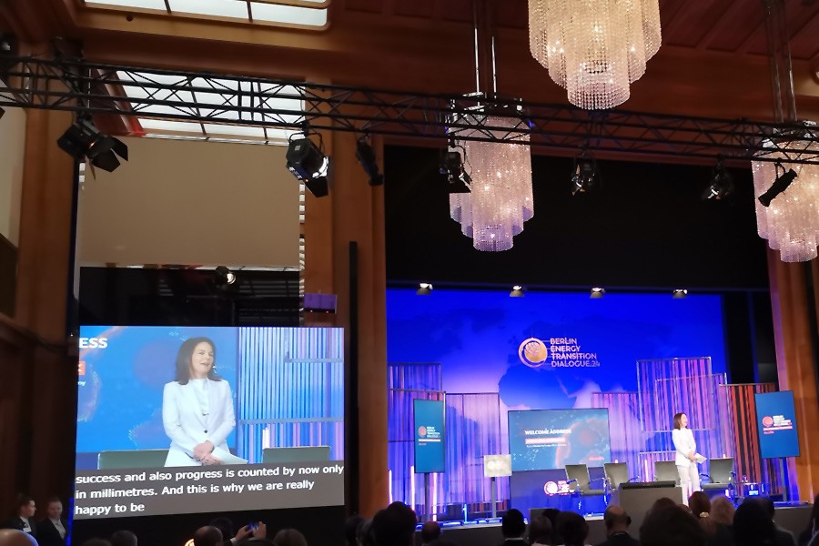 Außenministerin Annalena Baerbock und Wirtschafts- und Klimaschutzminister Robert Habeck haben am Dienstag den zweitägigen 10. Berlin Energy Transition Dialogue (BETD) eröffnet. Bild: Huss Medien GmbH