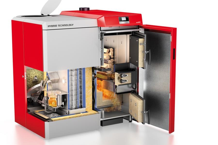 Bis zu 4.300 € Förderung vom BAFA erhalten Heizungsbetreiber, die sich für den Hybridkessel DuoWIN entscheiden. Bild: Windhager Zentralheizung GmbH, Meitingen