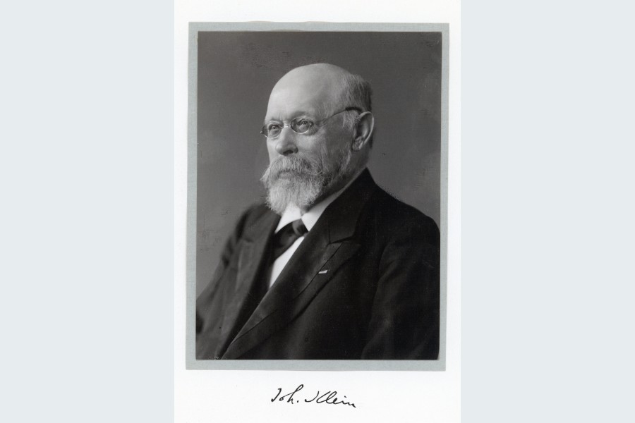 Firmengründer Johannes Klein im Jahr 1910 - Bild: KSB SE & Co. KGaA