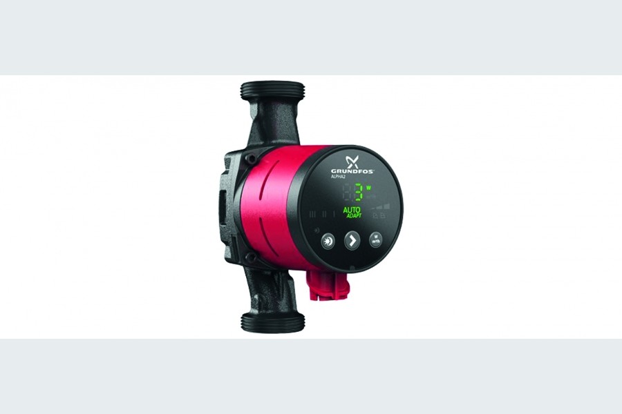 Die neue Heizungspumpe Alpha2 ist auch für einen hydraulischen Abgleich geeignet. Quelle: Grundfos