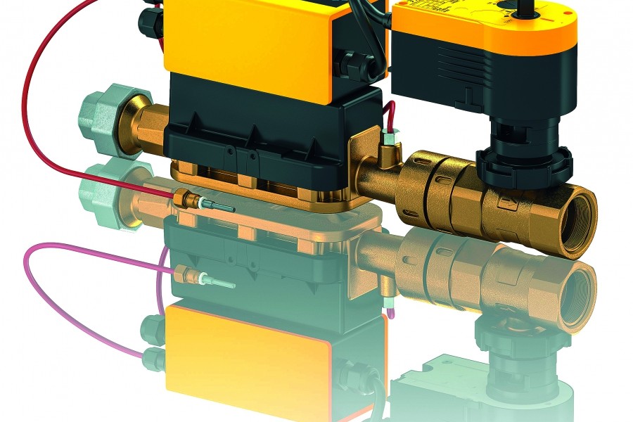 Das Durchflussregelsystem eValveco lässt sich für den automatischen hydraulischen Abgleich im Voll- und Teillastbereich sowie für die Echtzeit-Durchflussregelung nutzen. Quelle: Sauter