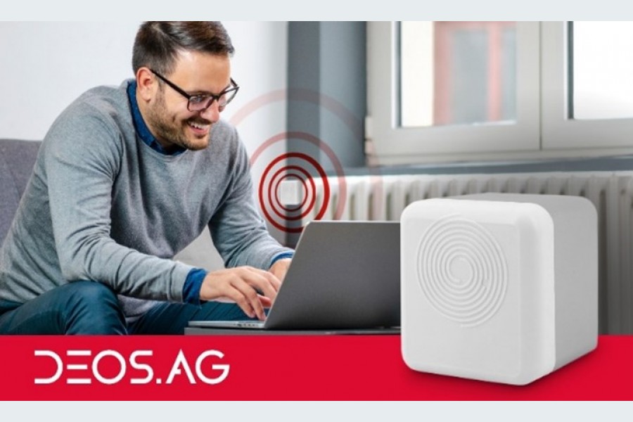 DEOS TEO montiert am Heizkörper – Quelle: DEOS