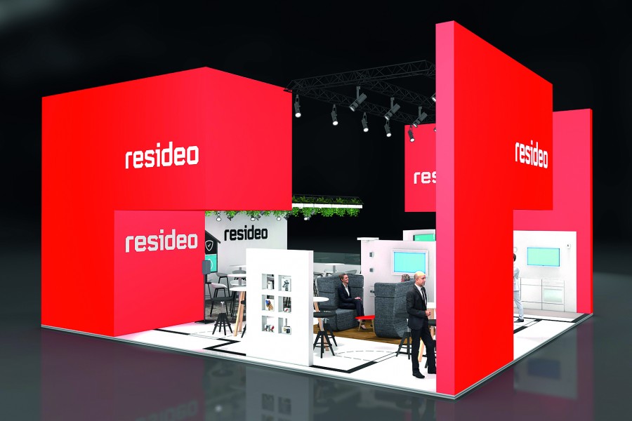 Auf der IFH/Intherm 2022 zeigt Resideo seine Produktneuheiten und -klassiker für die Heizungs- und Trinkwasserinstallation in Halle 6 an Stand 6.304. In unterschiedlichen Räumen sind die Produktlösungen im „realen“ Einbauumfeld zu sehen. Quelle: Resideo