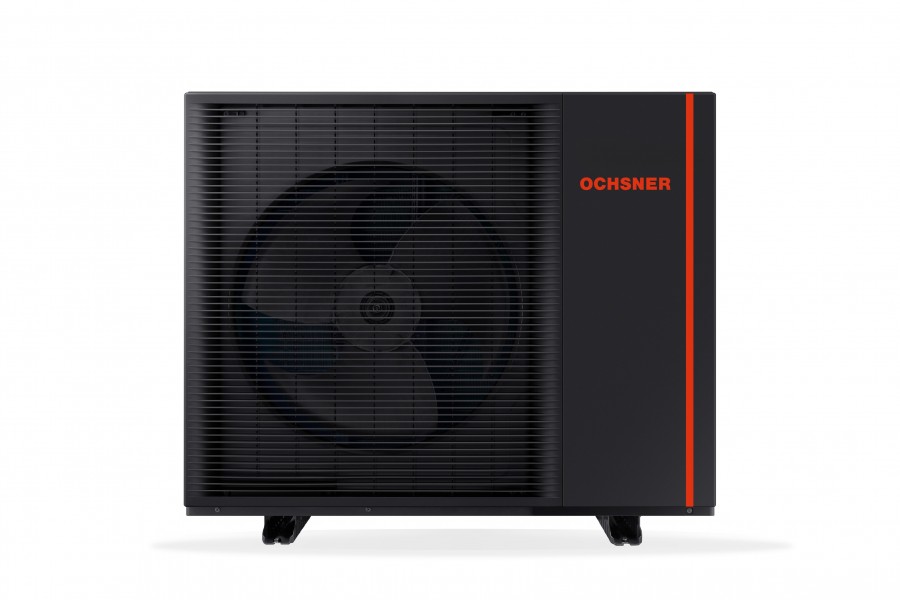 Ochsner bietet die Monobloc-Wärmepumpen der Baureihe Air Falcon ab Ende 2024 auch mit natürlichem Kältemittel und Vorlauftemperaturen bis 75 °C an. Quelle: www.ochsner.com