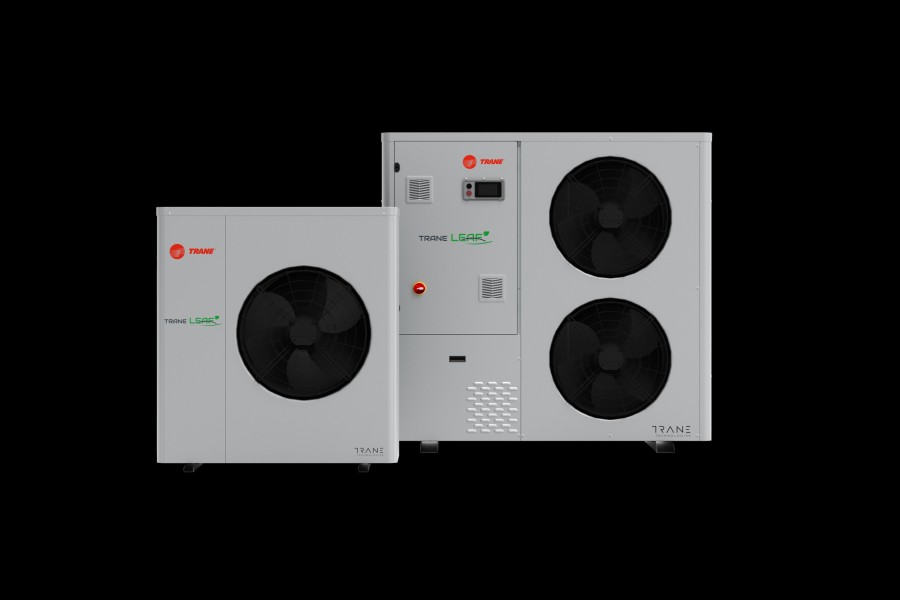 Vollständig invertergesteuerte Technologie: Ausgestattet mit einem invertergesteuerten Scroll-Verdichter, einem elektronischen Expansionsventil und bürstenlosen EC-Ventilatoren erreicht der Trane LEAF einen sehr hohen Wirkungsgrad unter allen Betriebsbedingungen. Quelle: Trane