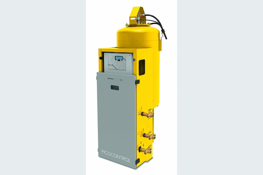 Mit der Druckhaltung PicoControl Kompakt können kleine und mittlere Anlagen jetzt optimal ausgestattet werden. Quelle: Spirotech, Helmond/Düsseldorf