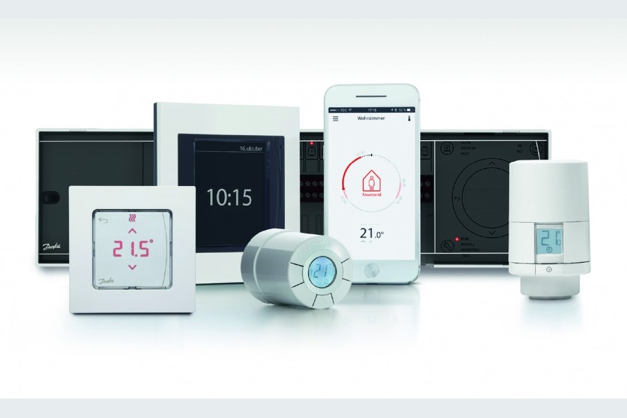 Bei dem neu entwickelten automatischen hydraulischen Abgleich übernimmt das Smart Heating System die Berechnung und Voreinstellung der Durchflüsse. Quelle: Danfoss