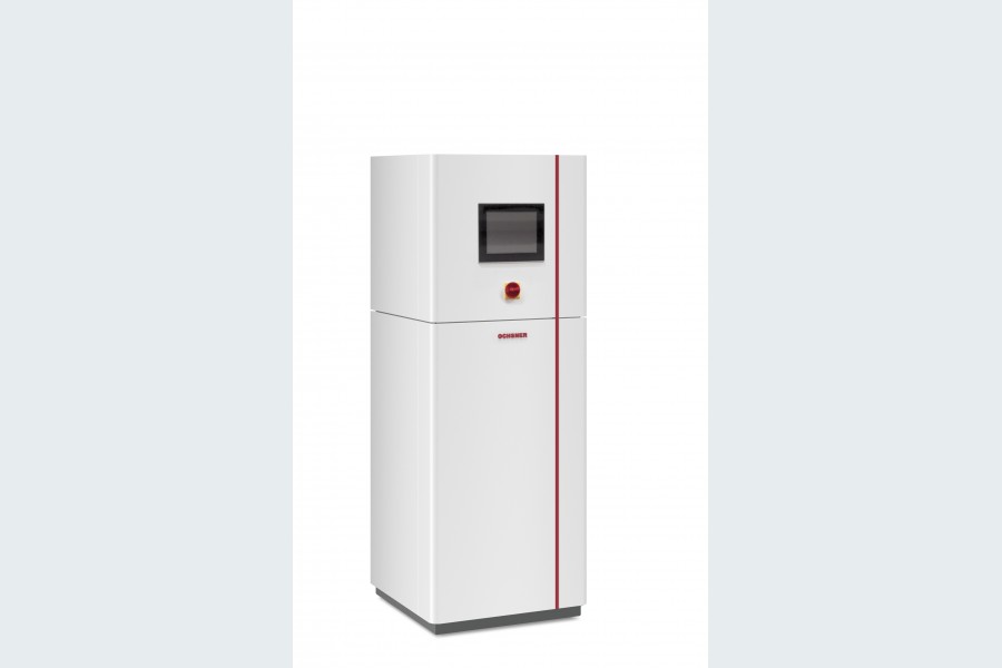 Mit Vorlauftemperaturen bis zu 82 °C eignet sich die Ochsner Hochtemperatur-Wärmepumpe IWWHC P2d auch für die thermische Desinfektion in hygienisch sensiblen Einsatzbereichen. Quelle: www.ochsner.com