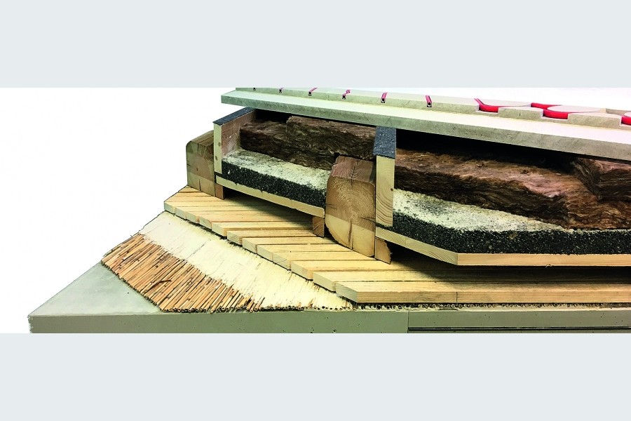 Beispielhafter Bodenaufbau auf einem so genannten Fehlboden oder Blindboden - Quelle: www.knauf-integral.de