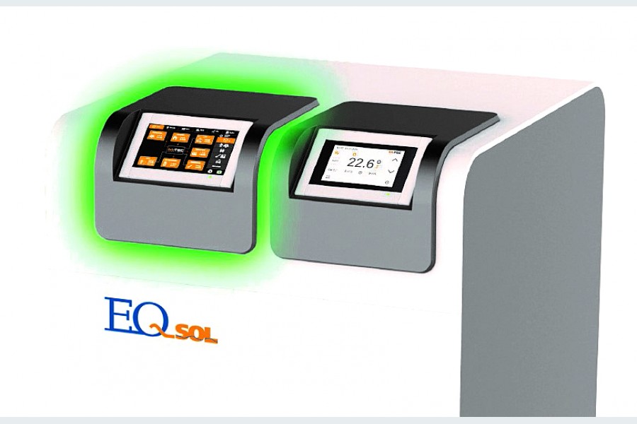 E-Smart steht in allen EQ Wärmepumpen zur Verfügung. Alle Systembauteile werden werkseitig vorkonfiguriert. Quelle: EQtherm