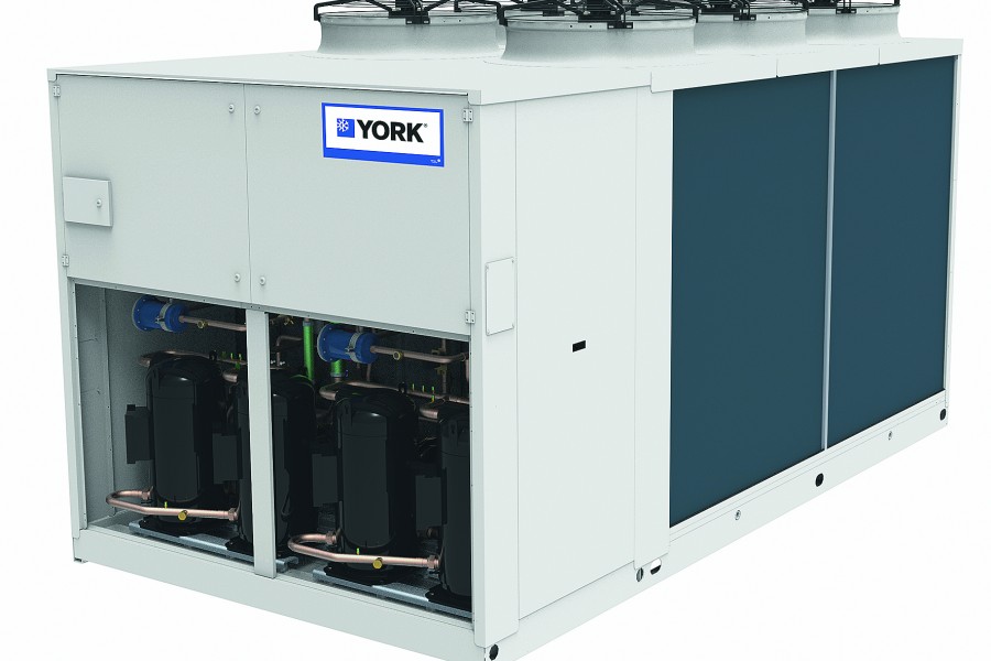 Die YORK YHA Wärmepumpe ermöglicht es wie auch die YLZ und die YCZ gleichzeitig zu heizen und zu kühlen. Quelle: Johnson Controls