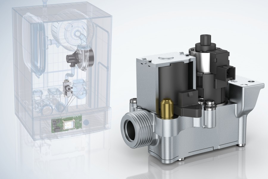 Das Gasventilprogramm von ebm-papst bietet Lösungen für pneumatische und elektronische Verbrennungssysteme. Quelle: ebm-papst, Mulfingen