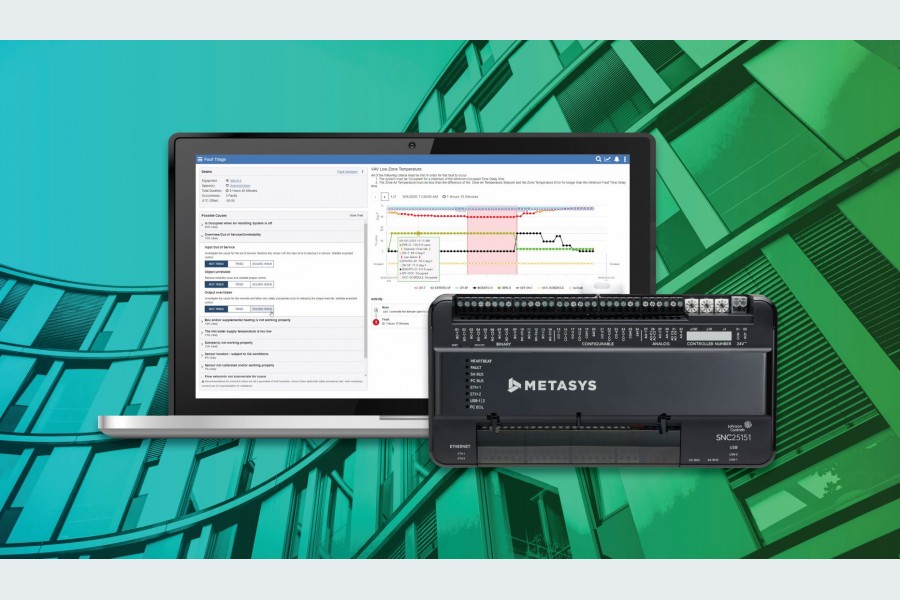 Metasys verbindet HVAC-, Beleuchtungs-, Sicherheits- und Schutzsysteme miteinander und ermöglicht es diesen, auf einer einzigen Plattform zu kommunizieren und Informationen auszutauschen. Quelle: Johnson Controls