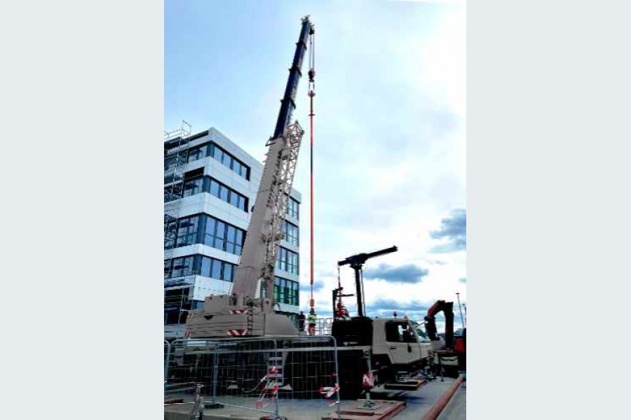 Tiefbohrung der Stadtwerke Bochum für die Nutzung von Energie aus Grubenwasser. Quelle: Oil Dynamics