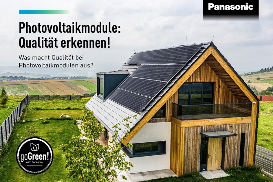 Cover des Whitepapers „Photovoltaikmodule: Qualität erkennen“ Quelle: Panasonic 