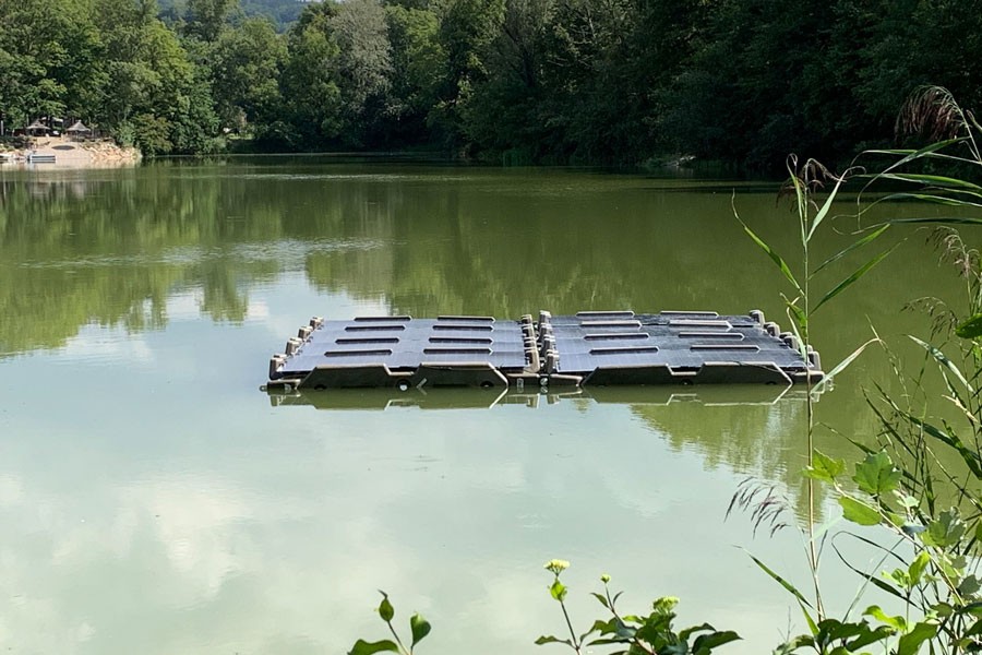 Solar-Floater. Foto: SolOcean GmbH