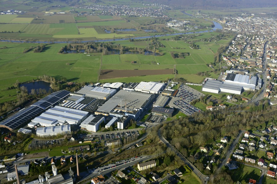 Luftbild Stiebel Eltron Holzminden Bild: STIEBEL ELTRON/Andreas Krukemeyer