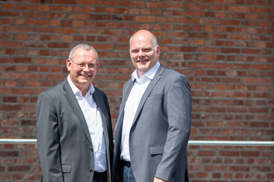 Karl Stuhlenmiller und Burkhard Max, Geschäftsführer tecalor. Quelle: tecalor