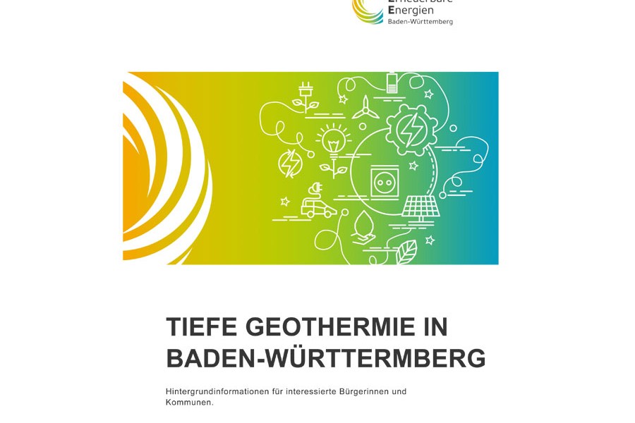 Cover Hintergrundpapier: Tiefengeothermie in Baden-Württemberg. Quelle: Plattform Erneuerbare Energien Baden-Württemberg e.V.