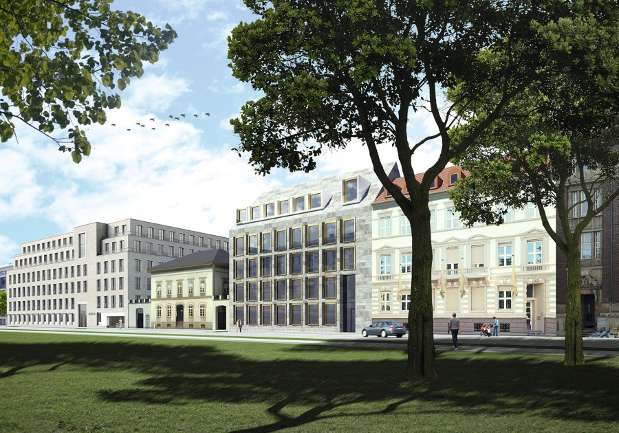 Bei den Neubauten der VGH werden Wetterprognosedaten zur Steuerung der Betonkerntemperierung genutzt. Bild: Homebase2.com