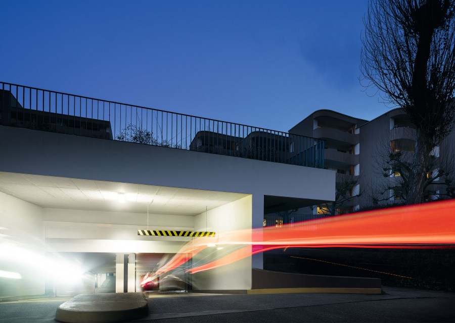 Tiefgarage der Wohnanlage Heuried, Zürich Bild: Steinel Vertrieb GmbH 