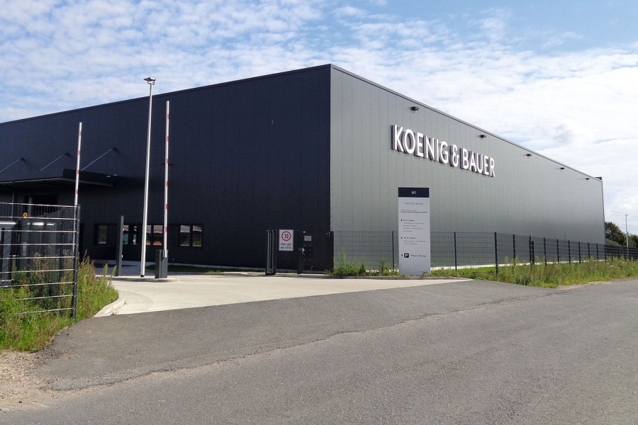 Das Gebäude der Koenig & Bauer Kammann GmbH in Löhne Bild: Sunline