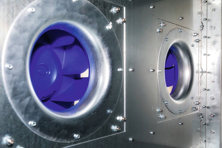 Ziehl-Abegg Ventilatoren werden direkt angetrieben, ganz ohne Riemen. Bild: Ziehl-Abegg SE, Lutz Krüger 