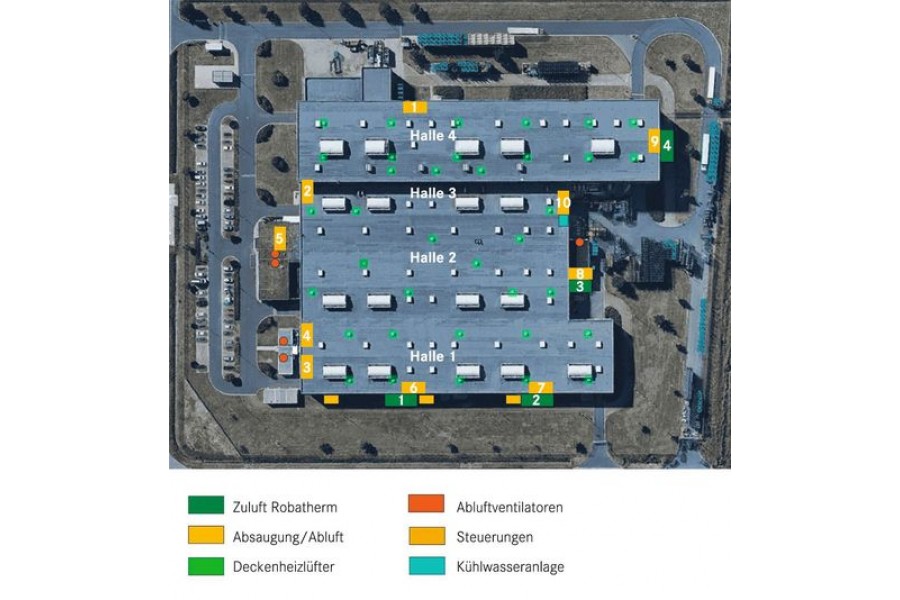 Hallenplan mit MSR-Übersicht Bild: Maik Müller, Wildenmann HB Braunschweig