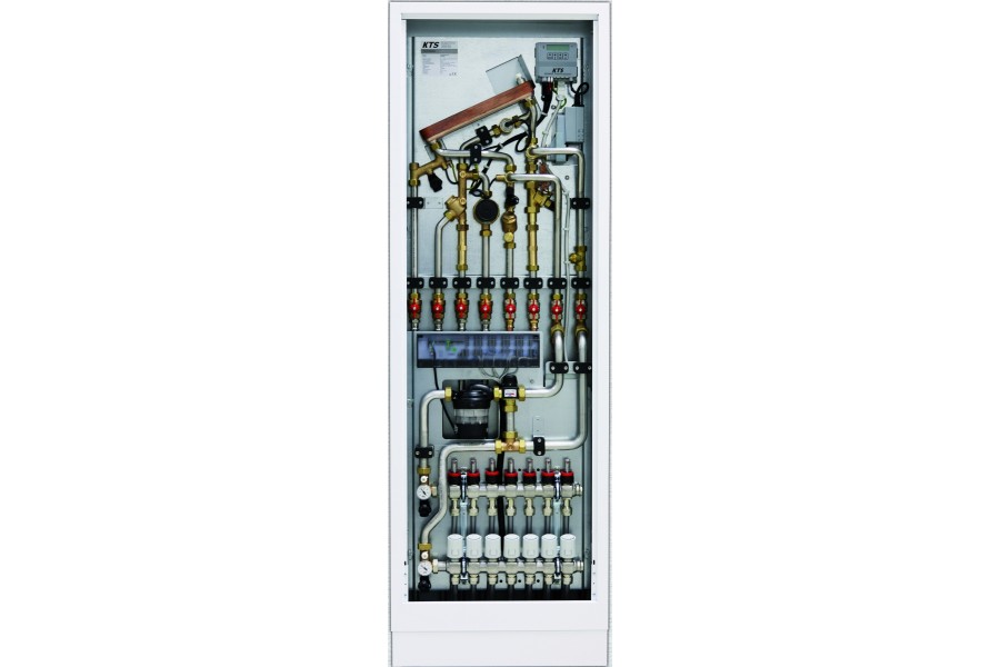 KTS-ThermoStation mit integriertem KTS-Flächenheizungsmodul
