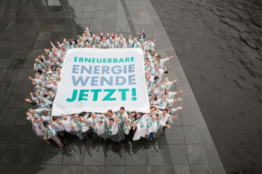 Erneuerbare Energiewende Jetzt! ist eine Initiative des Bundesverbands Erneuerbare Energie (BEE) und seiner Mitgliedsverbände. Bild: BEE