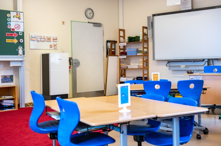 „Neuzugang“ in vielen Hamburger Grundschulen: ein Luftreiniger Miele AirControl. (Foto: Miele) 