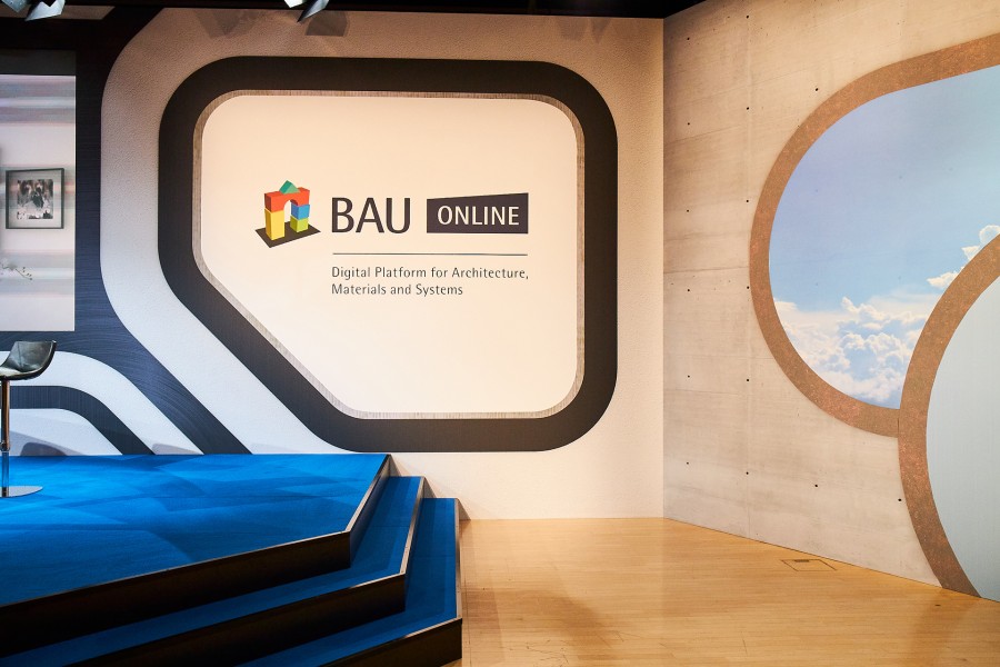 Die Bau München öffnet ihre Portale dieses Jahr im Web. Quelle: Messe München