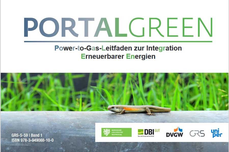 Genehmigungsrechtlicher Leitfaden für Power-to-Gas-Anlagen - Errichtung und Betrieb - Dezember 2020. Quelle: Portal Green / DVGW