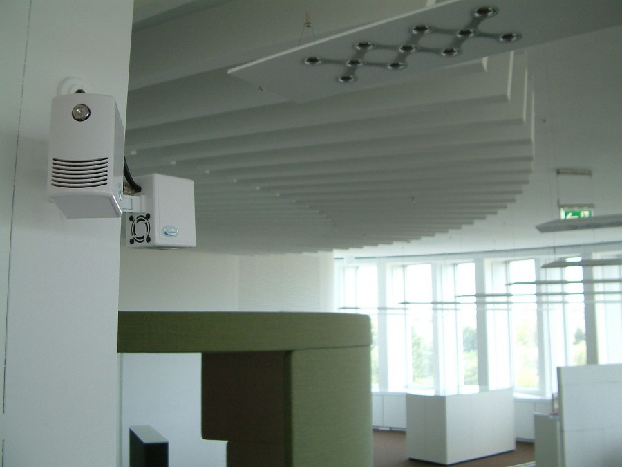 DRAABE NanoFog Evolution Luftbefeuchter im Workspace Innovation Lab