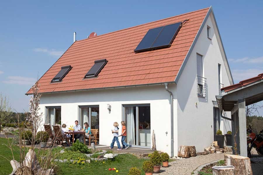 Gebäudesanierung. Quelle: Intelligent heizen/VdZ