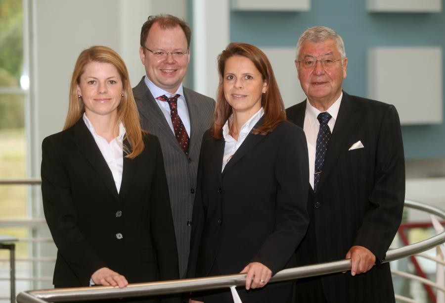 Gesellschafter des Familienunternehmens Roth (von links): Dr. Anne-Kathrin Roth, Claus-Hinrich Roth, Christin Roth-Jäger und Manfred Roth - Quelle: Roth Werke