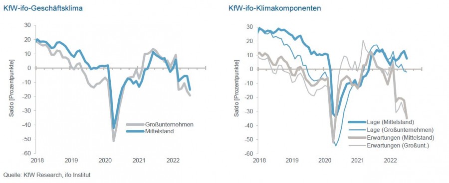 Bild: Quelle: KfW Research, ifo Institut