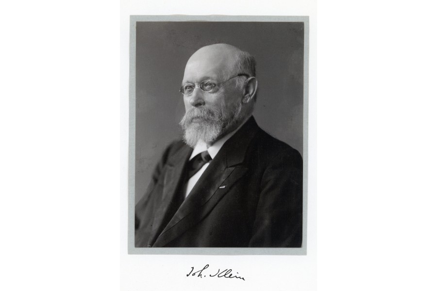 Firmengründer Johannes Klein im Jahr 1910 - Bild: KSB SE & Co. KGaA
