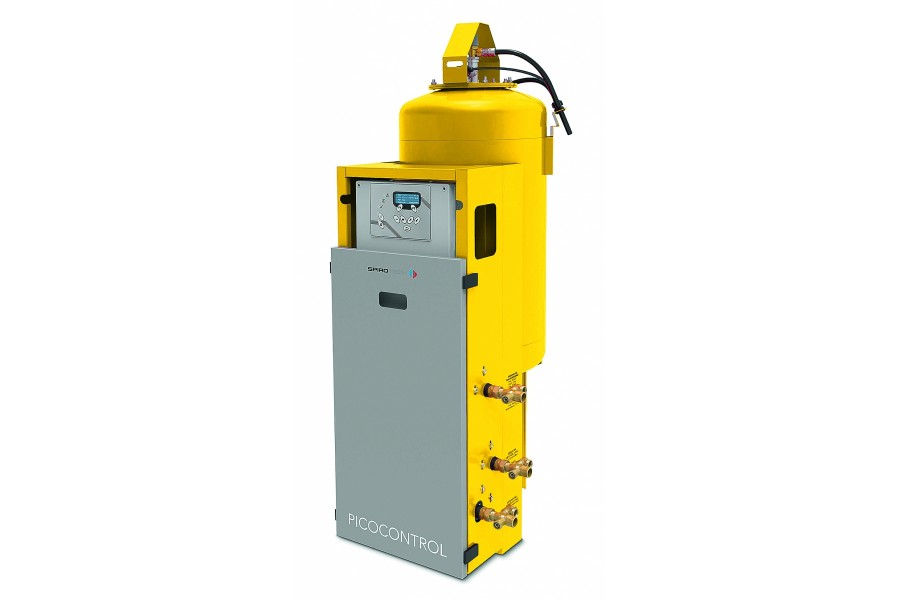 Mit der Druckhaltung PicoControl Kompakt können kleine und mittlere Anlagen jetzt optimal ausgestattet werden. Quelle: Spirotech, Helmond/Düsseldorf