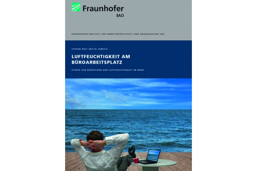 Die Fraunhofer Studie „Luftfeuchtigkeit am Arbeitsplatz“ kann kostenfrei angefordert werden.