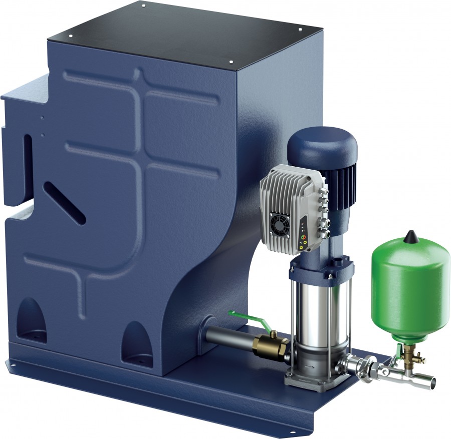 Die neue Sicherheitstrennstation KSB SafetyBoost trennt das öffentliche Trinkwassernetz von Beregnungs- und Brauchwasseranlagen, Viehtränken sowie Zahnarztstühle mit Wasseranschluss. Bild: KSB SE & Co. KGaA