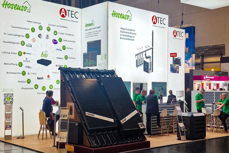 Auf der GET NORD in Hamburg zeigt Atec sein Portfolio rund um Wärme, Strom und Steuerung. Quelle: Atec GmbH & Co. KG, Neu Wulmstorf