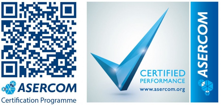 Das ASERCOM Qualitätslabel kennzeichnet zertifizierte Verflüssigungssätze (Bild: ASERCOM)