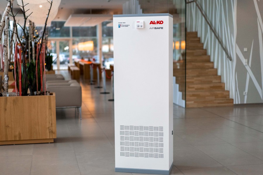 Mobiler Luftreiniger AIRSAFE von AL-KO Quelle: AL-KO THERM GMBH