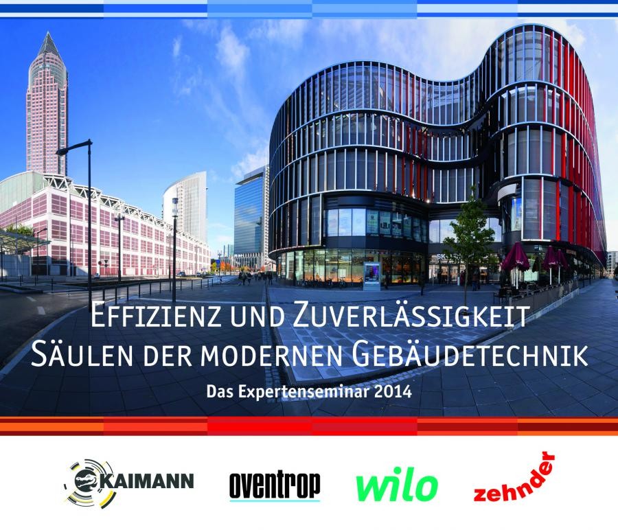 Die neue, gemeinsame Expertenseminar-Reihe von Kaimann, Oventrop, Wilo und Zehnder steht unter dem Motto „Effizienz und Zuverlässigkeit“. Bild: Zehnder Group Deutschland GmbH, Lahr